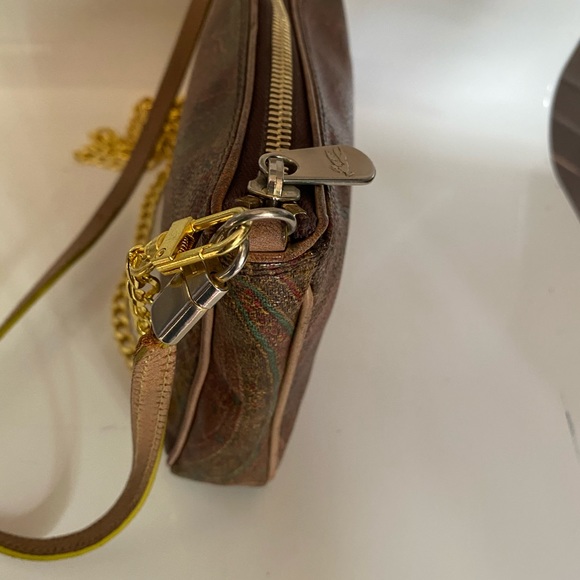ETRO Pochette Paisley GUC strap and xtra chain - Picture 8 of 12